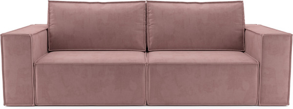 Изображение товара Диван Mebel-Ars Еврокнижка Эмби (велюр пудра НВ-178/18)