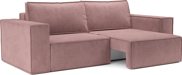 Изображение товара Диван Mebel-Ars Еврокнижка Эмби (велюр пудра НВ-178/18)