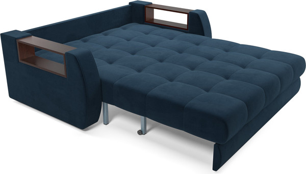 Изображение товара Диван Mebel-Ars Аккордеон Барон №3 НПБ 120x200 (темно-синий Luna 034)