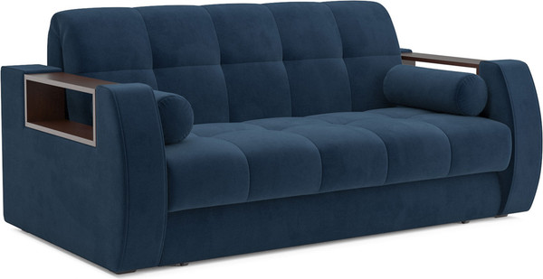 Изображение товара Диван Mebel-Ars Аккордеон Барон №3 НПБ 120x200 (темно-синий Luna 034)