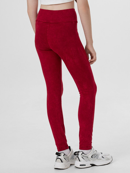 Изображение товара Леггинсы детские Mark Formelle 147755 (р.140-68, acid wash вишневый)