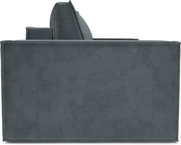 Изображение товара Диван Mebel-Ars Еврокнижка Эмби (велюр серо-синий HB-178/26)