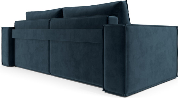 Изображение товара Диван Mebel-Ars Еврокнижка Эмби (темно-синий Luna 034)