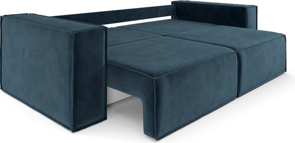 Изображение товара Диван Mebel-Ars Еврокнижка Эмби (темно-синий Luna 034)