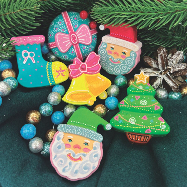 Изображение товара Набор для творчества Раскрась и подари Новогодние сказки / GR-1054