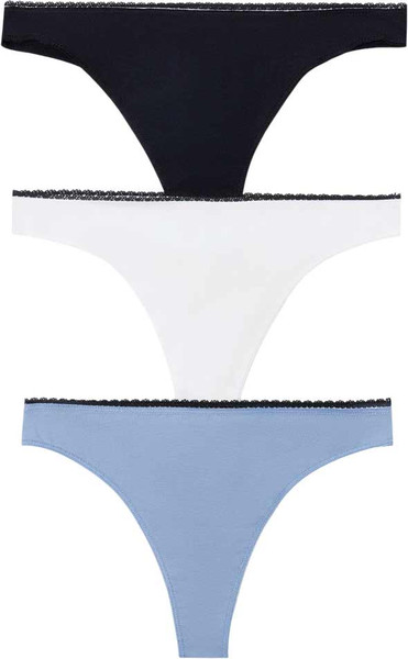 Изображение товара Комплект женских трусов Mark Formelle 412630-3 (р.94, серо-голубой)