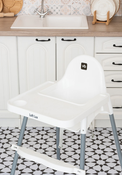 Изображение товара Стульчик для кормления VipBaby 3в1 Loft (White)