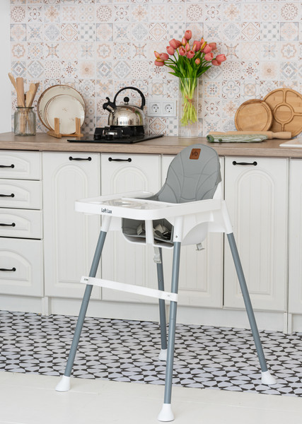 Изображение товара Стульчик для кормления VipBaby 3в1 Loft Lux (Grey)