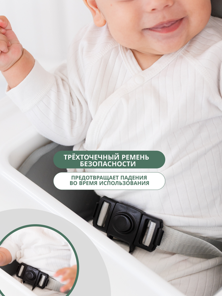 Изображение товара Стульчик для кормления VipBaby 3в1 Loft Lux (Mint)