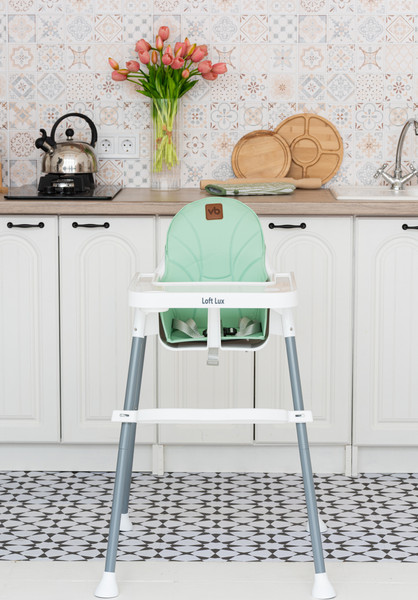 Изображение товара Стульчик для кормления VipBaby 3в1 Loft Lux (Mint)