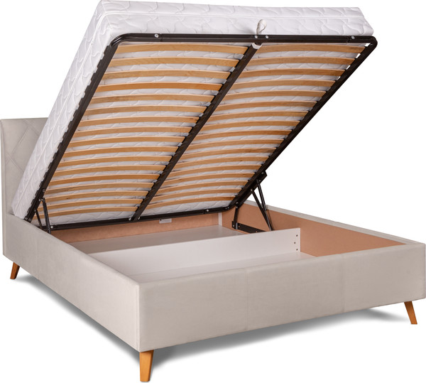 Изображение товара Двуспальная кровать ДеньНочь Виана Люкс KR00-40 160x200 (KKR40.3L/F230)