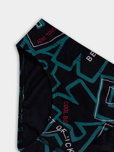 Изображение товара Трусы детские Mark Formelle 413351 (р.92/98-52-48, буквы на черном)