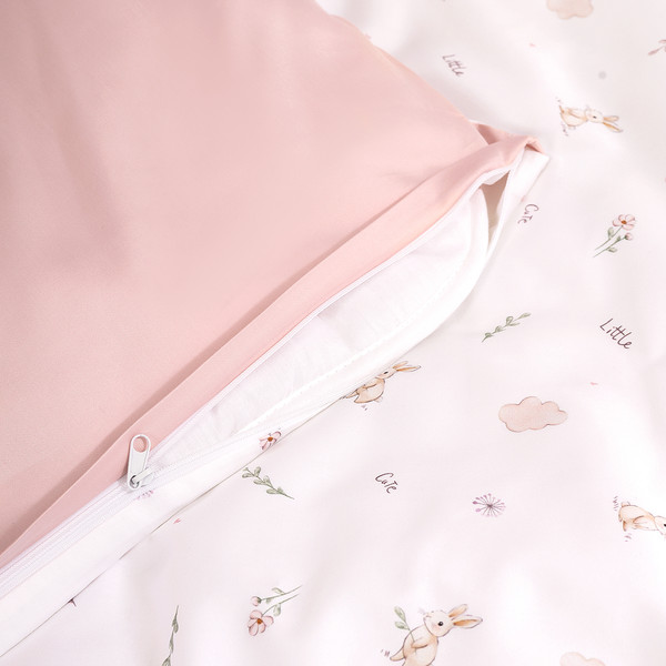 Изображение товара Комплект постельный для малышей Perina Sleepy / КПП6.100-SL.07 (розовый)
