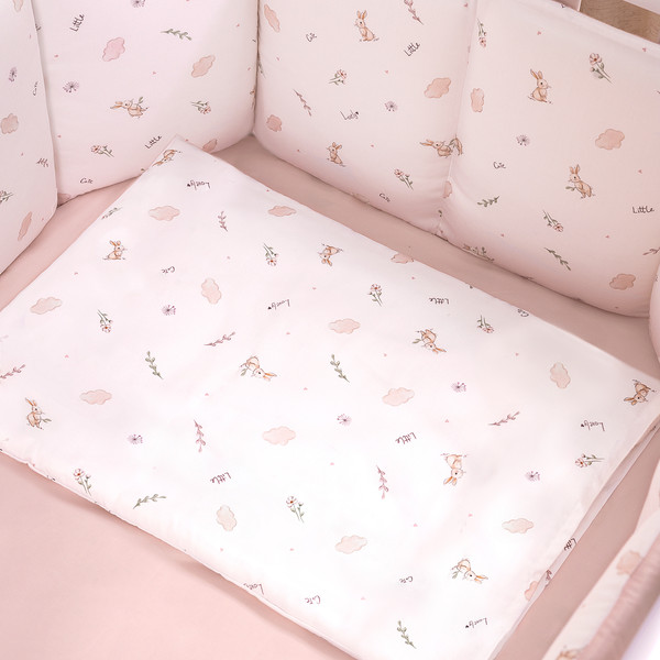 Изображение товара Комплект постельный для малышей Perina Sleepy / КПП6.100-SL.07 (розовый)