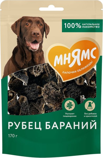 Изображение товара Лакомство для собак Мнямс Рубец бараний / 547163 (170г)
