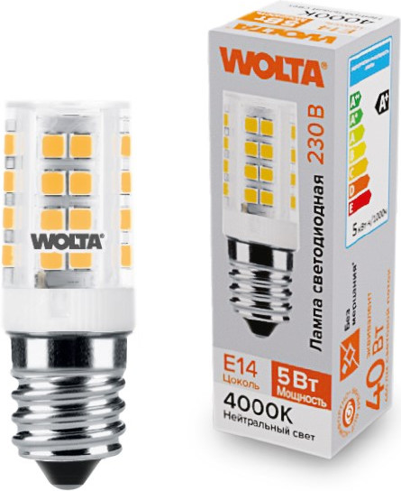 Изображение товара Лампа Wolta WSTD-JCD-5W4KE14-C