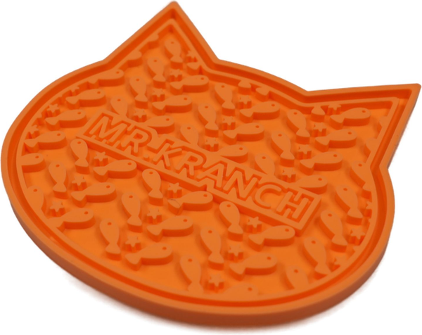 Изображение товара Лизательный коврик для животных Mr. Kranch MKR543967 (оранжевый)