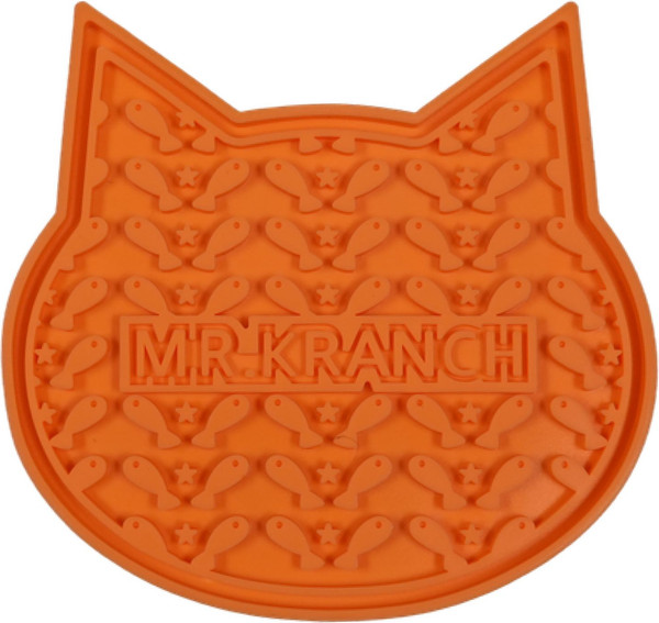 Изображение товара Лизательный коврик для животных Mr. Kranch MKR543967 (оранжевый)