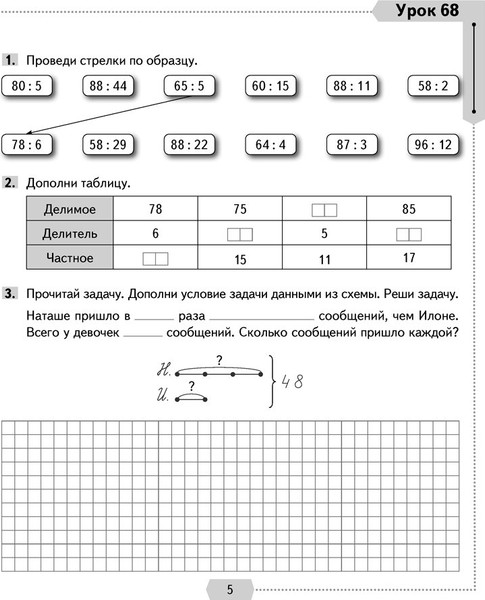 Изображение товара Рабочая тетрадь Аверсэв Математика. 3 класс. Часть 2 (9789851926059)