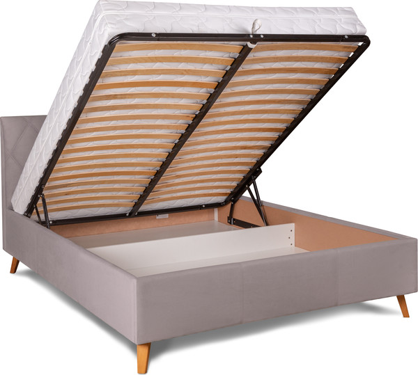 Изображение товара Односпальная кровать ДеньНочь Виана Люкс KR00-40 90x200 (KKR40.0L/BC312)