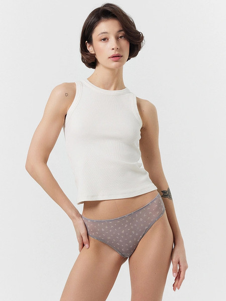 Изображение товара Трусы женские Mark Formelle 412612 (р.98, цветочки на сером-1)