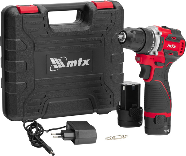 Изображение товара Аккумуляторная дрель-шуруповерт MTX CDB-BL-12 Li-Ion 12 В / 26184