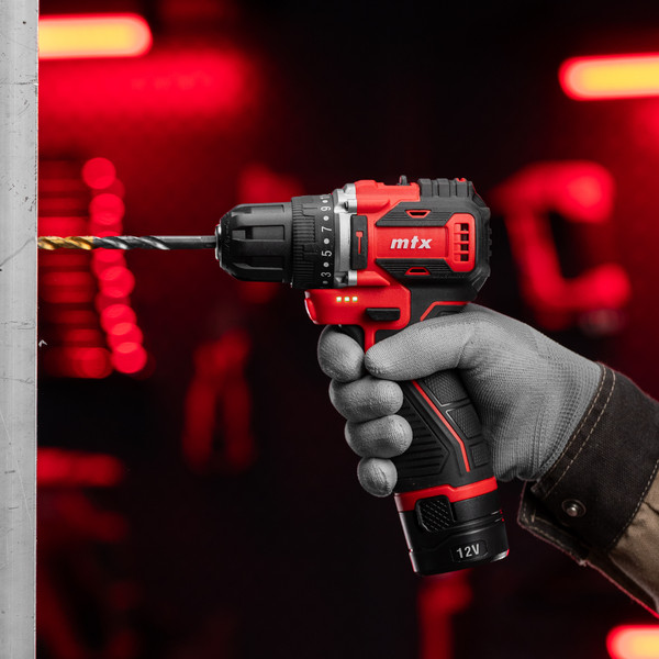 Изображение товара Аккумуляторная дрель-шуруповерт MTX CDB-BL-12 Li-Ion 12 В / 26184