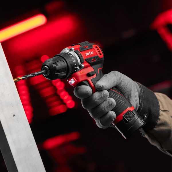 Изображение товара Аккумуляторная дрель-шуруповерт MTX CDB-BL-12 Li-Ion 12 В / 26184