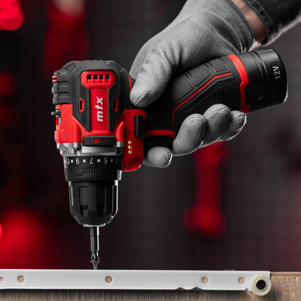 Изображение товара Аккумуляторная дрель-шуруповерт MTX CDB-BL-12 Li-Ion 12 В / 26184