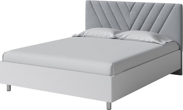 Изображение товара Двуспальная кровать Proson Ora 160x200 (белый/Ultra осенний туман)