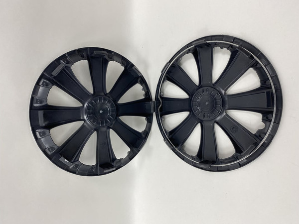 Изображение товара Набор колпаков LION RS-T 14" пруж. AK1446 (2шт, серебристо-черный)