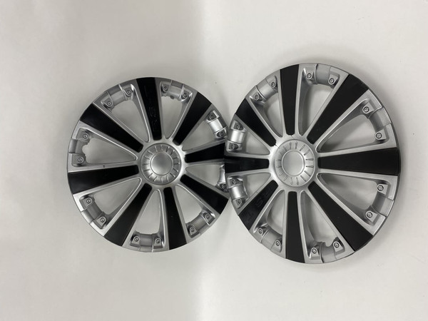 Изображение товара Набор колпаков LION RS-T 16" пруж. AK1626 (2шт, серебристо-черный)