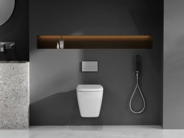 Изображение товара Унитаз подвесной Abber Rechteck AC1217 (белый)