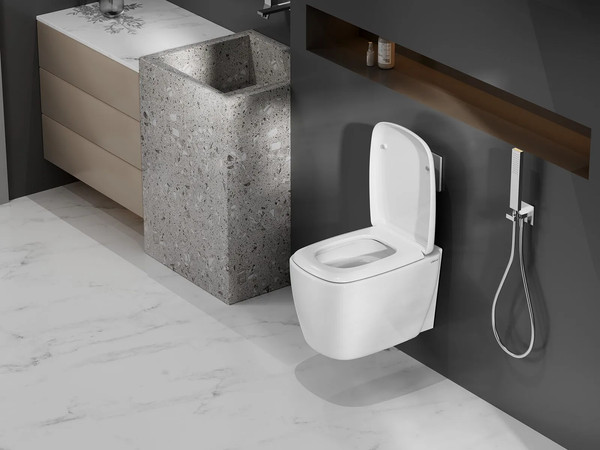 Изображение товара Унитаз подвесной Abber Rechteck AC1217 (белый)