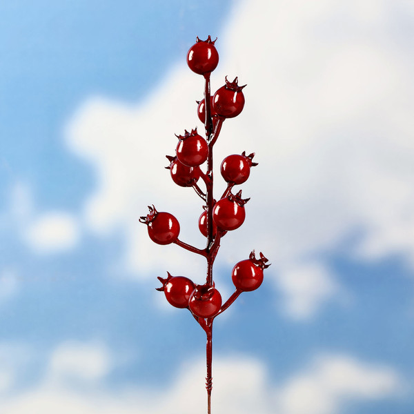 Изображение товара Декор для кашпо Take It Easy Штекер Ягодки / 10708362 (9шт)