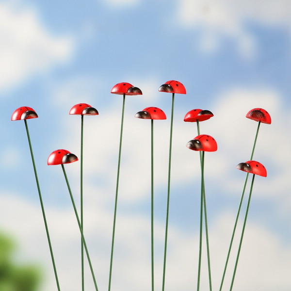 Изображение товара Украшение для сада Take It Easy Штекер Божья коровка дарли / 10421823 (20шт)