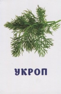 Изображение товара Развивающие карточки Улыбка Овощи и зелень (4607929349164)