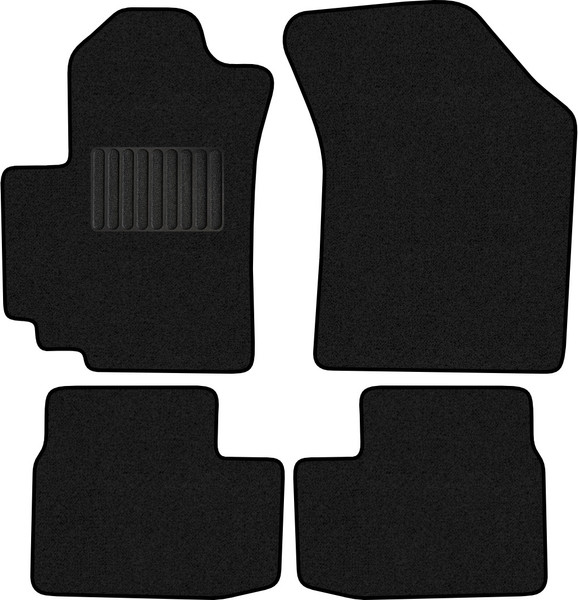 Изображение товара Комплект ковриков для авто Alicosta 1254_1_PR-6 для Suzuki Swift хэтчбек 5дв 2003-2010 (ворс, черный)