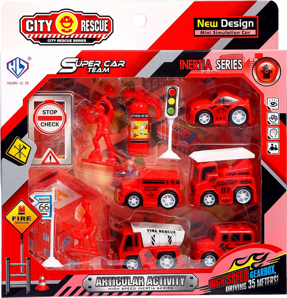 Изображение товара Набор игрушечных автомобилей Sima-Land Пожарная служба / 10636426 (5шт)