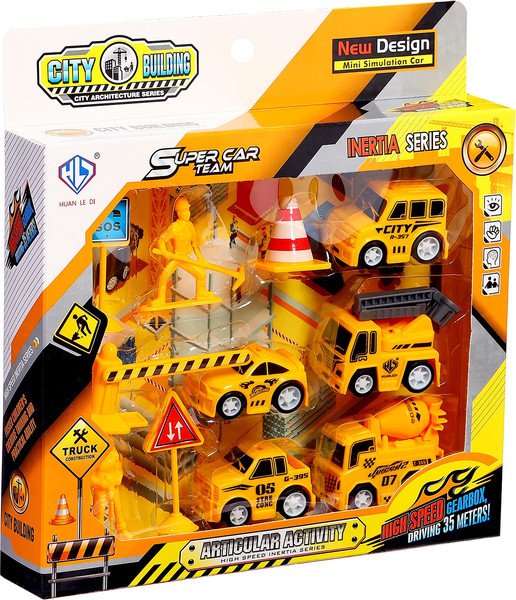 Изображение товара Набор игрушечных автомобилей Sima-Land Стройка / 10636437 (5шт)