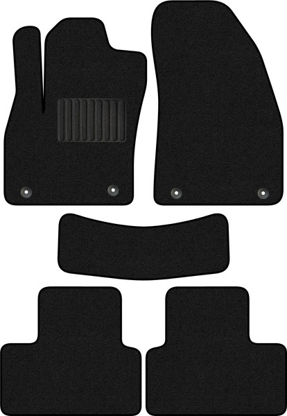 Изображение товара Комплект ковриков для авто Alicosta 1459_1_PR-6 для Volvo XC40 I SUV 2017-н.в. (ворс, черный)