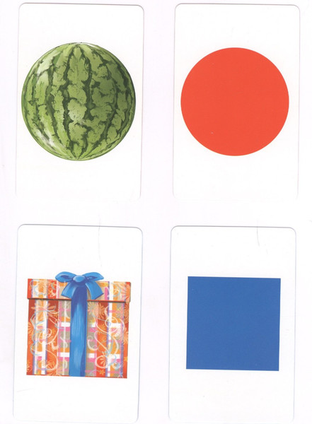 Изображение товара Развивающие карточки Улыбка Учим формы (4607929347375)