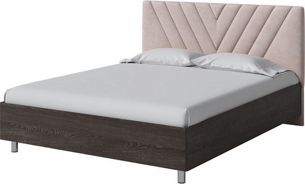 Изображение товара Односпальная кровать Proson Ora 90x200 (дуб кантербери/Ultra суфле)