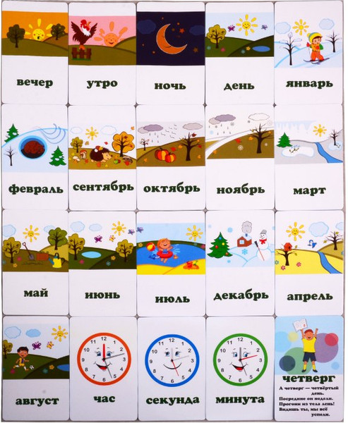 Изображение товара Развивающие карточки Улыбка Окружающий мир (4607929347627)