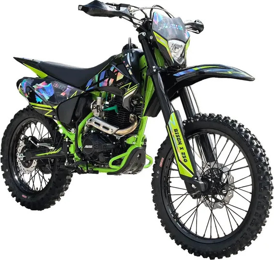 Изображение товара Мотоцикл AVM BISONX 250 (зеленый)