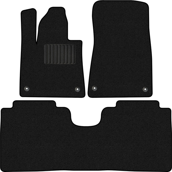 Изображение товара Комплект ковриков для авто Alicosta 2513_1_PR-6 для Voyah Passion I 2023-н.в.+задний ряд (ворс, черный)