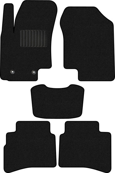 Изображение товара Комплект ковриков для авто Alicosta 2517_1_PR-6 для Москвич 3 I SUV 2022-н.в. (ворс, черный)