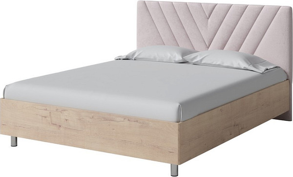 Изображение товара Двуспальная кровать Proson Ora 160x200 (бунратти/Teddy 306 лунный)