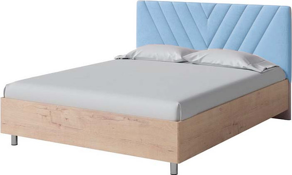 Изображение товара Двуспальная кровать Proson Ora 160x200 (бунратти/Teddy 311 небесно-голубой)