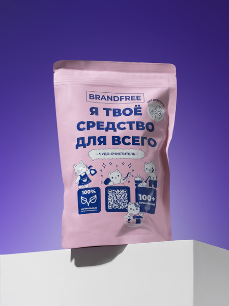 Изображение товара Универсальное чистящее средство BRANDFREE Я твое средство для всего Очиститель детский (800г)